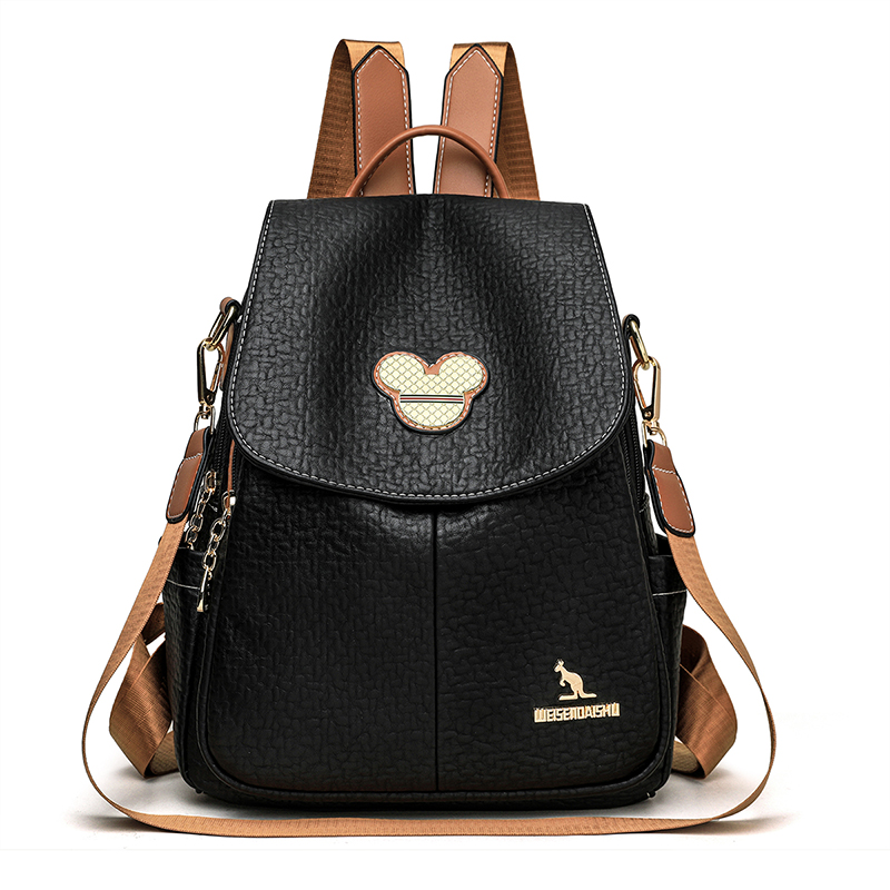 Luxury Bags Brand - 2024 Luxury Travelกระเป๋าเป้สะพายหลังกระเป๋าแฟชั่นหลายกระเป๋าหนังผู้หญิงคลาสสิกกระเป๋าเป้สะพายหลังMochilas Feminina