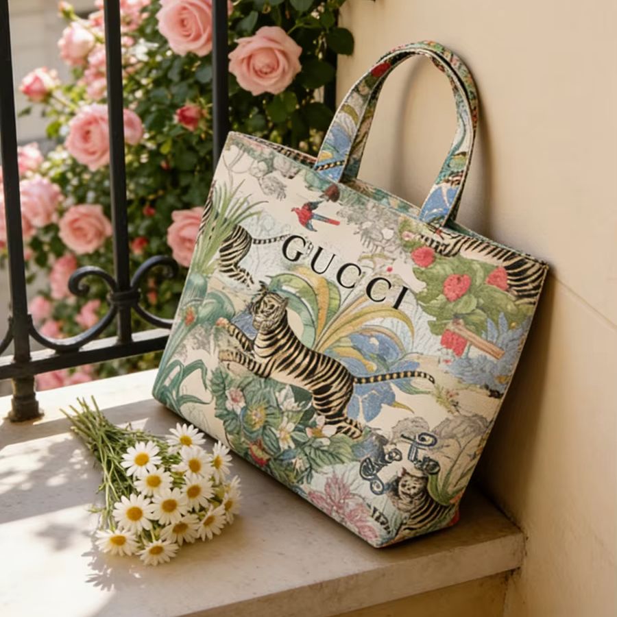 กระเป๋า Gucci ลายเสือ กระเป๋าผ - Luxury Beach Bags Ysl บทวิจารณ์และราคา