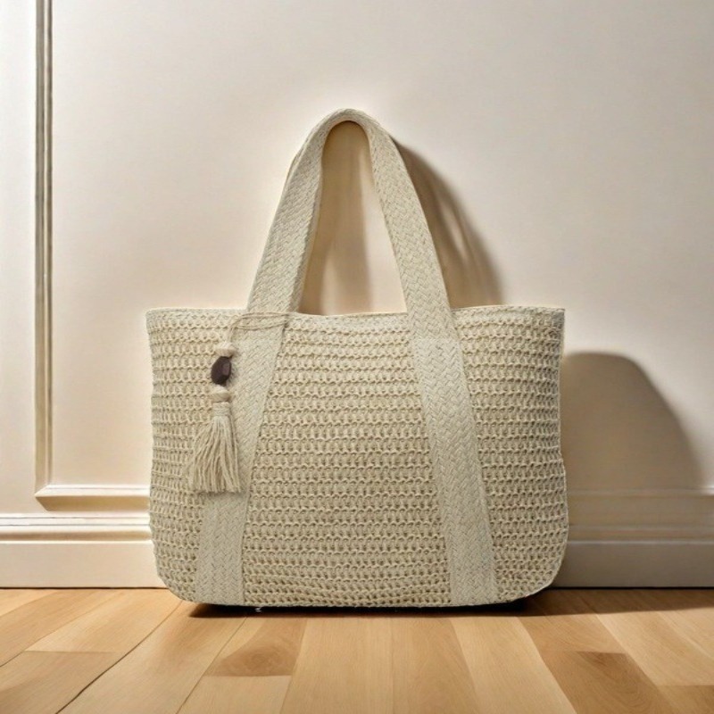 กระเป๋าเป้สะพายหลังแฟชั่นสานจา - Luxury Beach Bags Ysl บทวิจารณ์และราคา