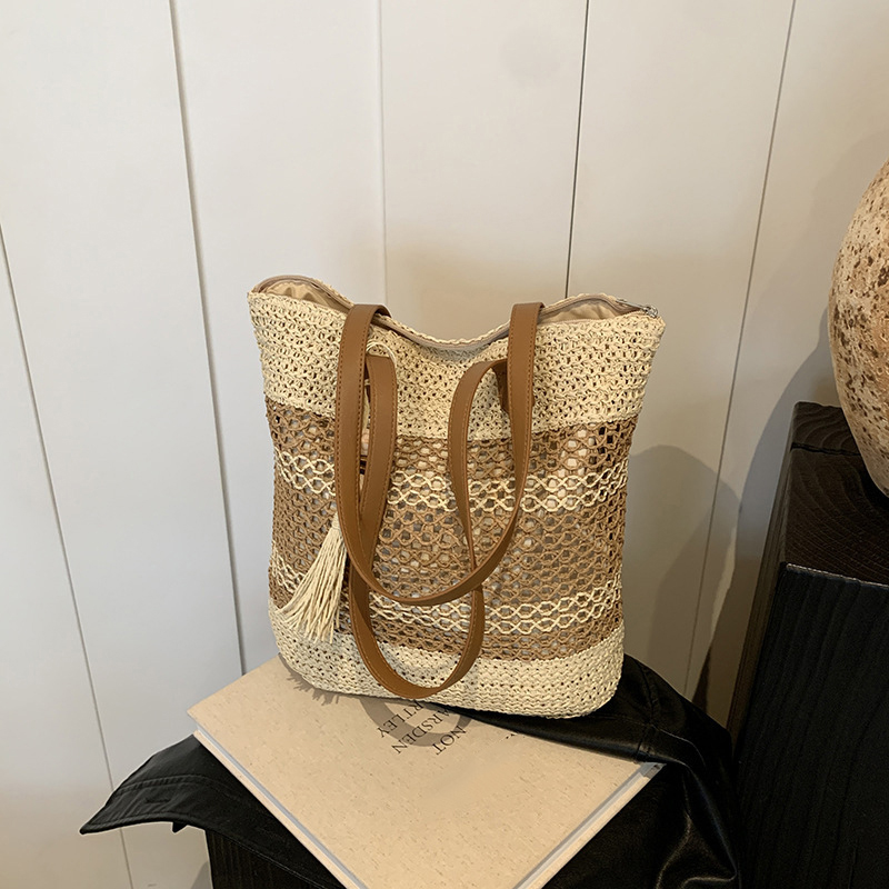 ฤดูร้อนฟางกระเป๋าผู้หญิงคุณภาพ - Luxury Beach Bags Ysl บทวิจารณ์และราคา