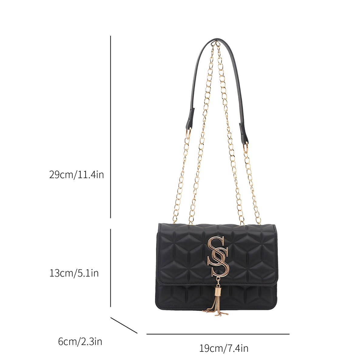 กระเป๋าสะพายไหล่ทรงสี่เหลี่ยมเ - Luxury Quilted Bags บทวิจารณ์และราคา