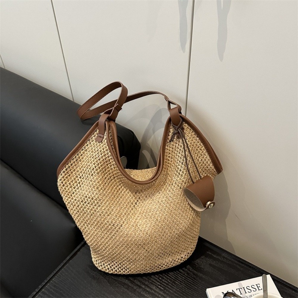 กระเป๋าสะพายไหล่สานฟางฤดูร้อนค - Luxury Beach Bags Ysl บทวิจารณ์และราคา