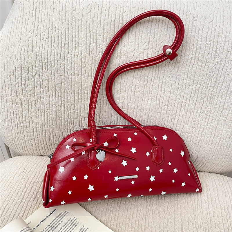 กระเป๋าสะพายไหล่ PU Stars Bow  - Luxury Bags That Are Affordable บทวิจารณ์และราคา