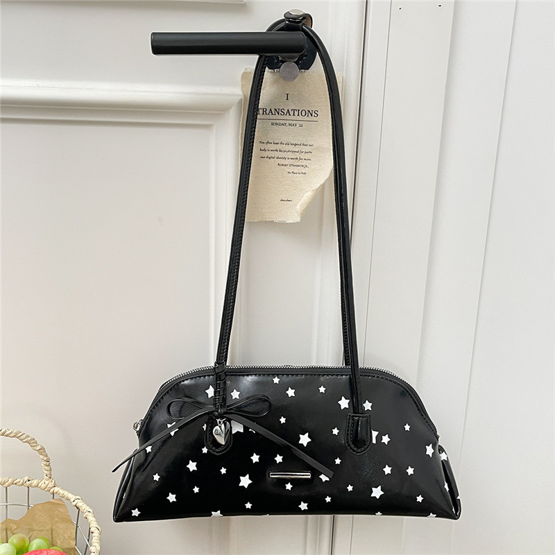 กระเป๋าสะพายไหล่ PU Stars Bow  - Luxury Bags That Are Affordable บทวิจารณ์และราคา