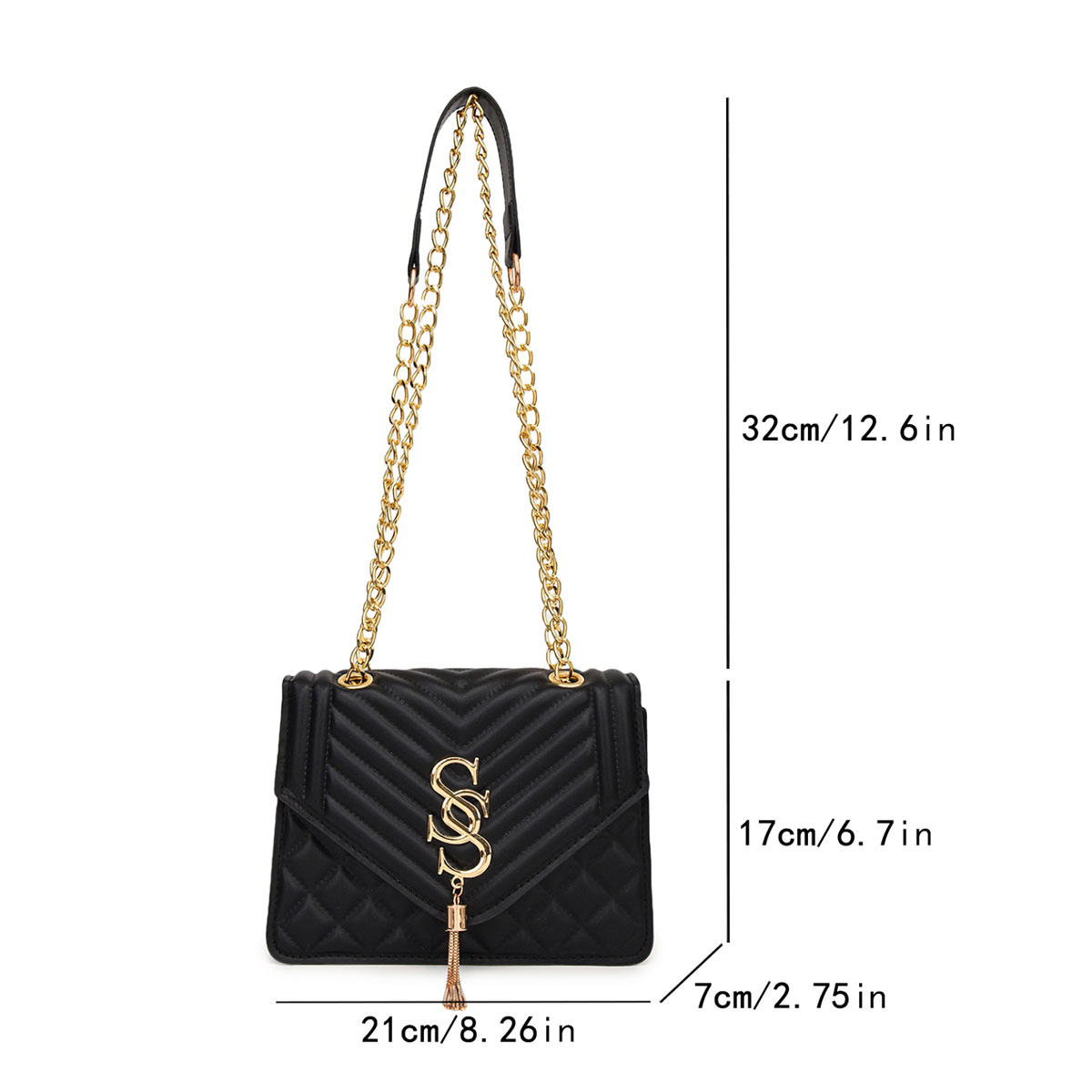 กระเป๋าสะพายไหล่ทรงสี่เหลี่ยมเ - Luxury Quilted Bags บทวิจารณ์และราคา
